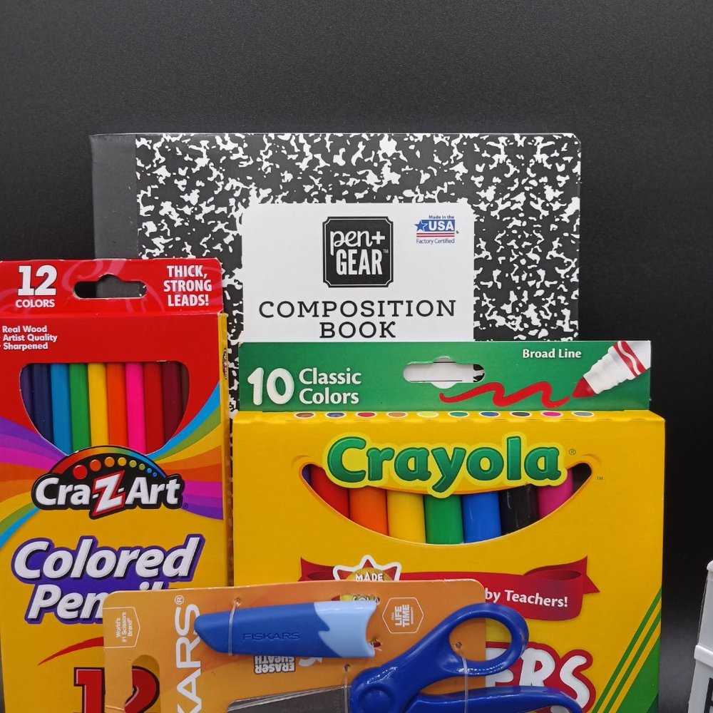 Lot of 2 or 4 Back To School Supplies- Composition, Markers, Scissors, Col Pncls - Picture 3 of 6
